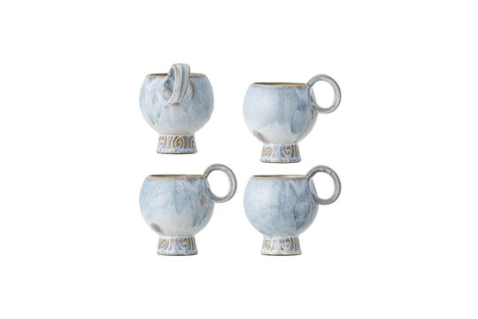 See the product profile cup Set of 4 in Blue Stoneware Avonlea Cup Set of 4 in Blue Stoneware Avonlea