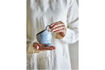 Miniature Cup Set of 4 in Blue Stoneware Avonlea 4