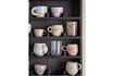 Miniature Cup Set of 4 in Green Stoneware Paula 2