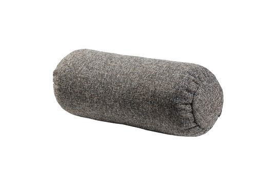 Cuscino a rullo 50xØ23 cm Tessuto a trama Grigio caldo melange Baggy Foto ritagliata