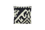 Miniature Cushion cover 50x50 cm cotton black Wulo Clipped