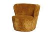 Miniatuur Dandy gele fluwelen fauteuil 3
