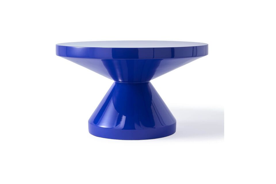 Dark blue coffee table Zig Zag - 6
