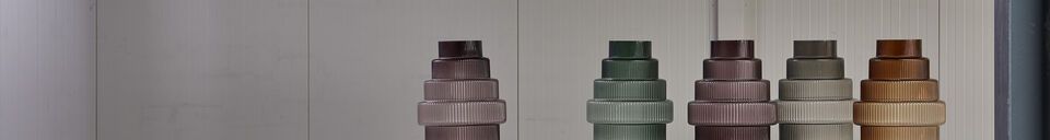 Material Details Dark green glass vase h65cm Steps