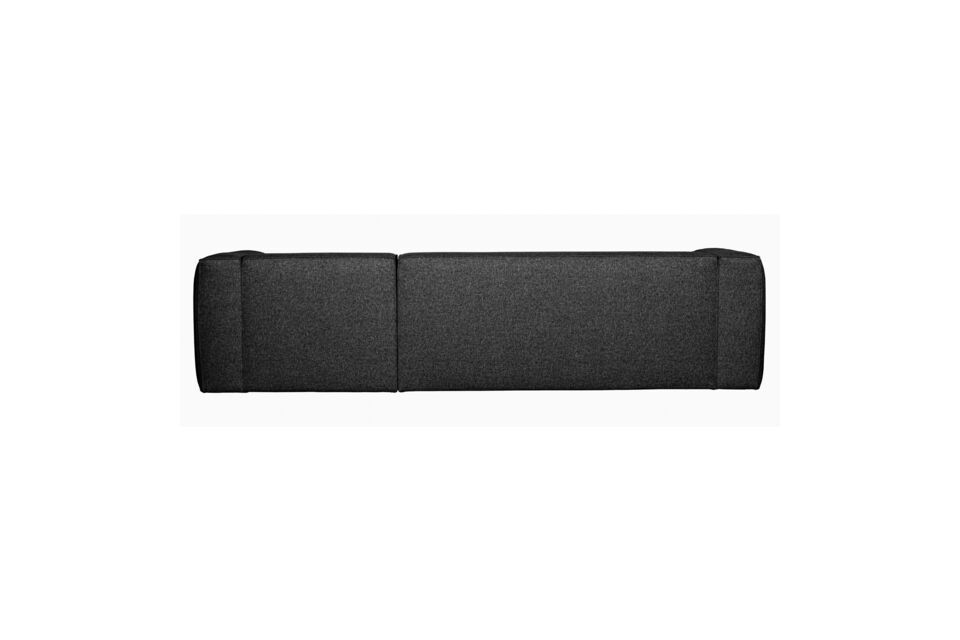 The Bean\'s dark gray color gives it a contemporary feel and will easily match the different colors