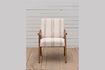 Miniatuur Darline fauteuil van licht hout 5