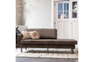 Miniature Daybed Left Eco Leather Army RODEO 2