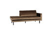 Miniaturansicht Daybed rechts Samt Taupe RODEO 2