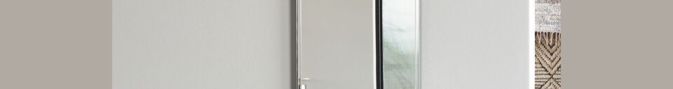 Material Details Deco large glass mirror