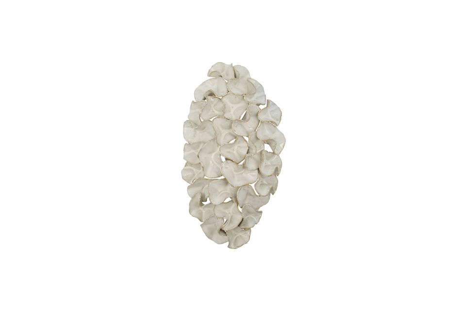 Decoración de pared de gres blanco roto HDFold House Doctor