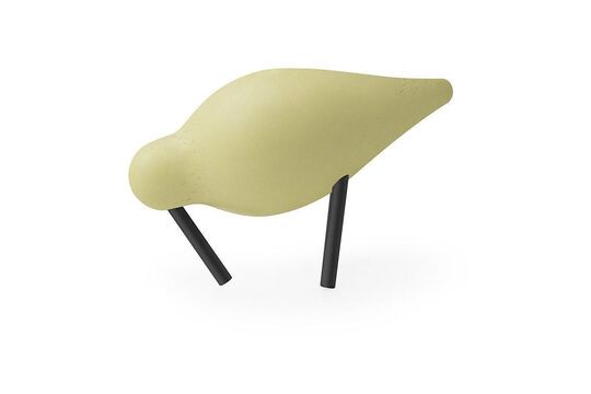 Decoratief geel eiken beeldje Shorebird Productfoto