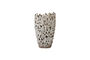 Miniatuur Decoratieve vaas H37 cm van wit steengoed Eunice Productfoto