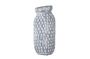 Miniature Decorative blue ceramic vase Jac Clipped