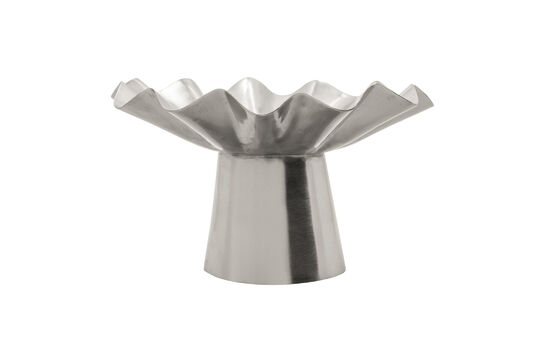 Decorative Stand Silver-Finished Iron HDFlood Clipped