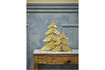 Miniature Decorative tree set of 2 in gold iron Kaiam 3