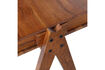 Miniature Desk 120x50 cm acacia wood brown Compartment 6