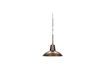 Miniature Desk brown metal suspension lamp 1
