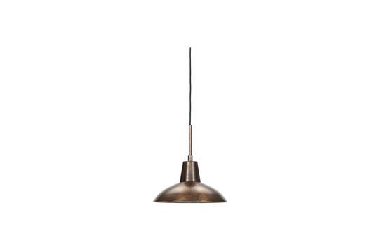 Desk brown metal suspension lamp