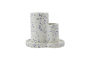 Miniature Desk organiser in sand earthenware HDOrder Clipped