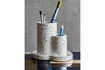 Miniature Desk organiser in sand earthenware HDOrder 2