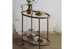 Miniature Desserte 86x67x35 cm métal laiton antique Push 2