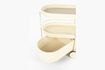 Miniature Desserte en acier beige Trolley 9