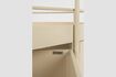 Miniature Desserte en acier beige Trolley 11
