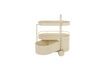 Miniature Desserte en acier beige Trolley 6