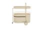 Miniature Desserte en acier beige Trolley Détouré