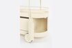 Miniature Desserte en acier beige Trolley 12
