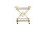 Miniature Desserte en acier doré Trolley Détouré