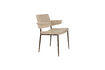 Miniature Dining armchair in beige fabric Portland 1