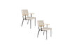 Miniature Dining armchair in off white polyester Fellow 7