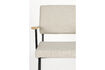 Miniature Dining armchair in off white polyester Fellow 8