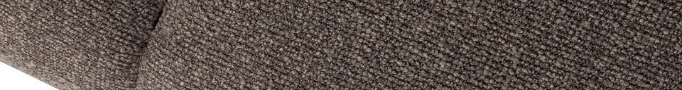 Material Details Dining Bench 164 cm Bouclé Brown Melange MOJO