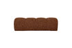 Miniature Dining bench 164 cm bouclé rust brown melange MOJO 2