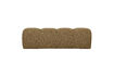 Miniature Dining bench 164 cm bouclé yellow/brown melange MOJO 3