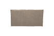 Miniature Dining bench 164 cm velvet warm taupe CLUSTER 3