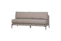 Miniature Dining Bench 200 cm Fabric Taupe COUPLE Clipped