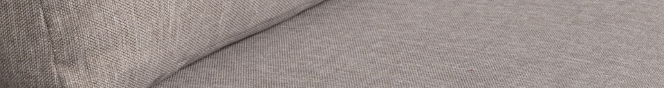 Material Details Dining Bench 200 cm Fabric Taupe COUPLE