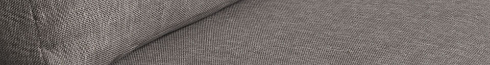 Material Details Dining bench element 200 cm grey fabric Couple