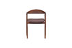Miniature Dining Chair Beech Wood and Brown Velvet Bran 5