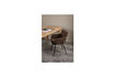 Miniature Dining chair chenille warm brown Runa 2