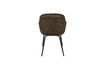 Miniature Dining chair chenille warm brown Runa 6