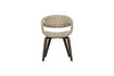 Miniature Dining chair dark brown wood sand YOSSI 4