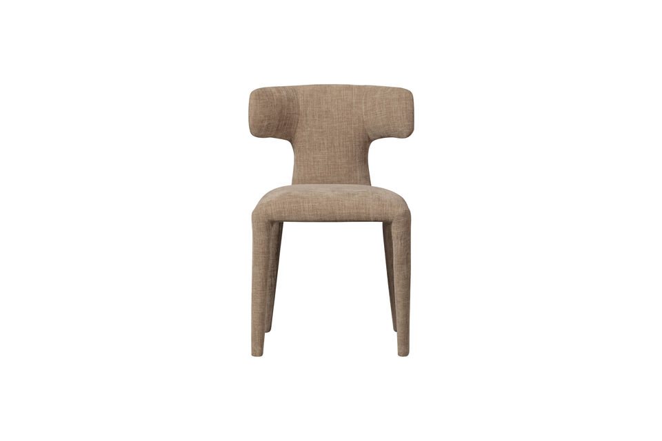 The flowing lines and upholstered legs give the chair a very luxurious and unique look