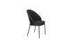 Miniature Dining chair in black bouclé Rodin 1