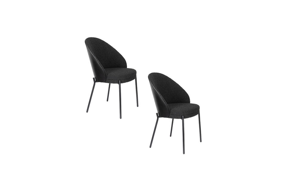Comes as a dining chair or armchair
Richly upholstered in high-quality