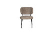 Miniature Dining chair in brown fabric Sanne 3