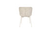 Miniature Dining chair in off white metal Marion 4
